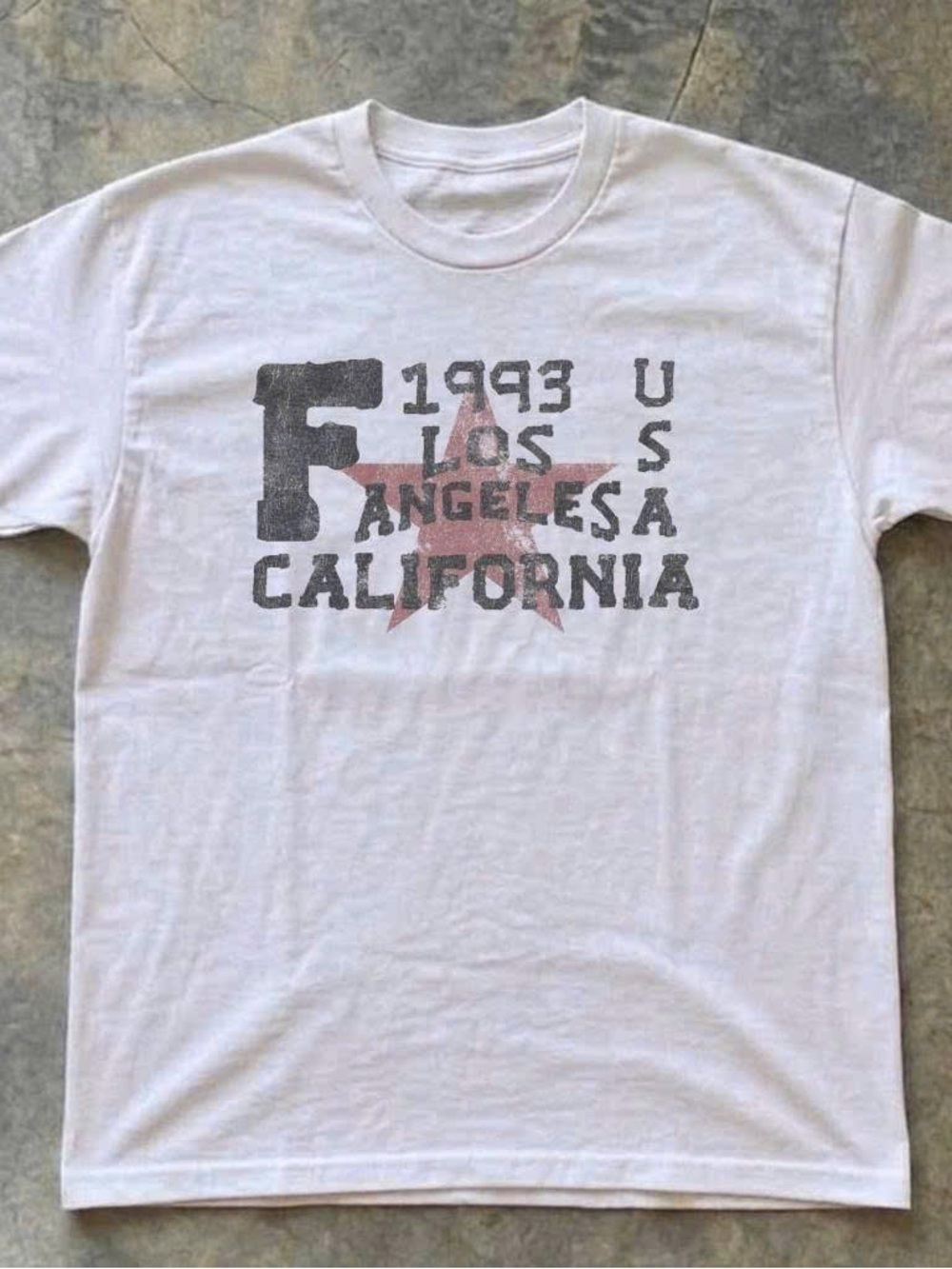 White Los Angeles California Graphic Tee